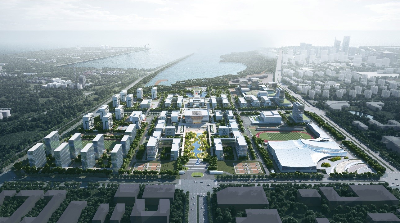 强乱强乱中文字幕开发区科教园区建设效果图